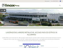 Tablet Screenshot of inoxpiave.com